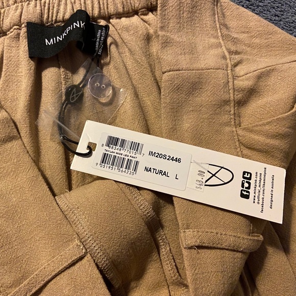 NWT MinkPink Taylah Wide Leg Pants - Picture 4 of 5